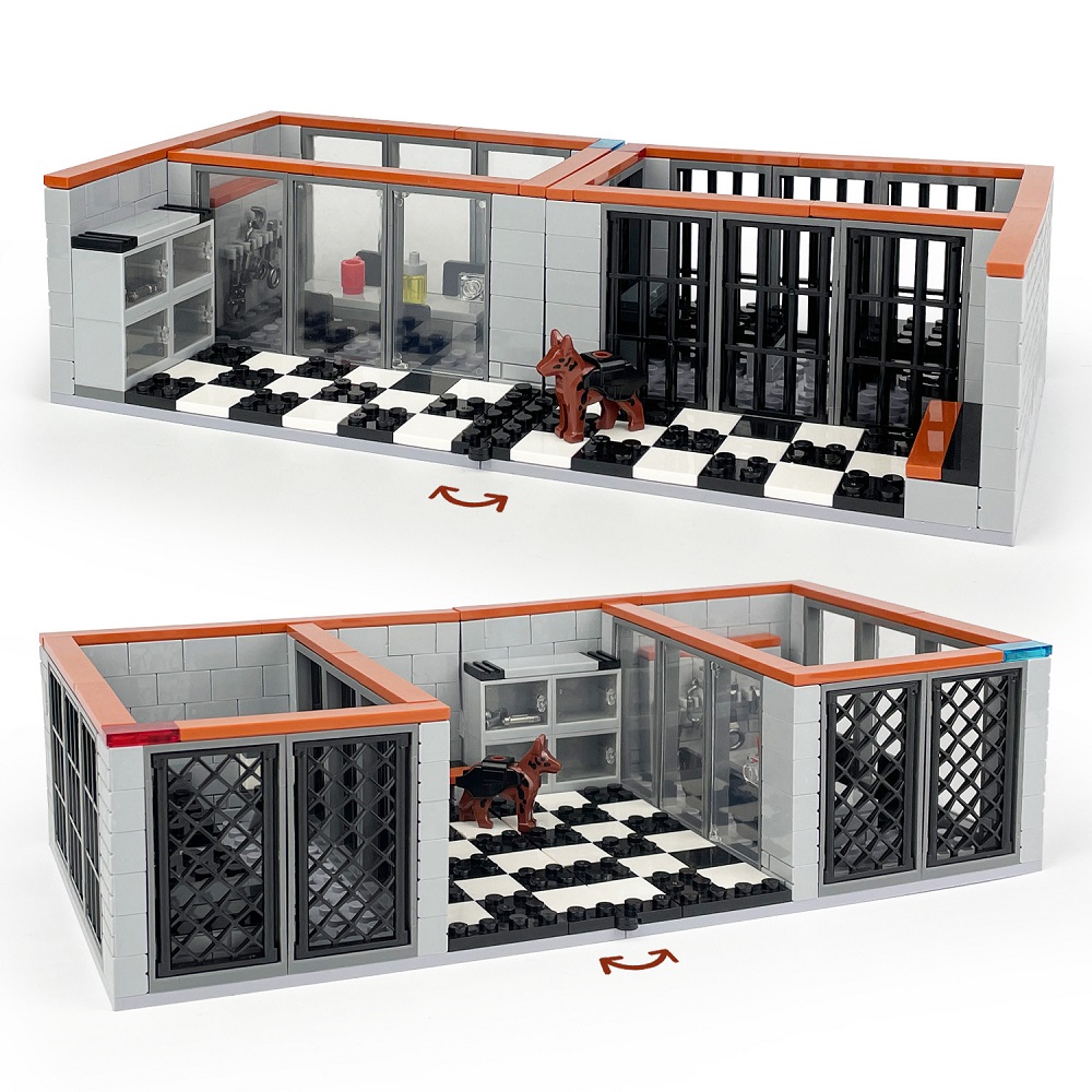 Lego Set Creator - 302 pièces Prison ville Station de