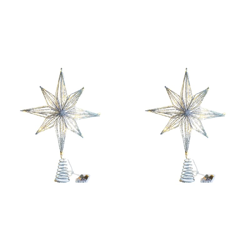 Star Tree Topper - ABXF-2X décoration d'arbre de noël étoile