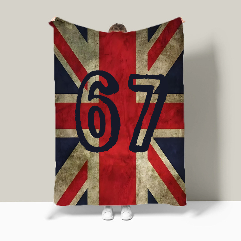 Christmas Throw Blanket - Union Jack drapeau Meme numéro 