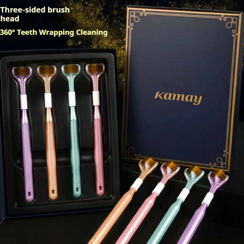 Gift Box Wrap Set - Ensemble de 4 brosses à dents
