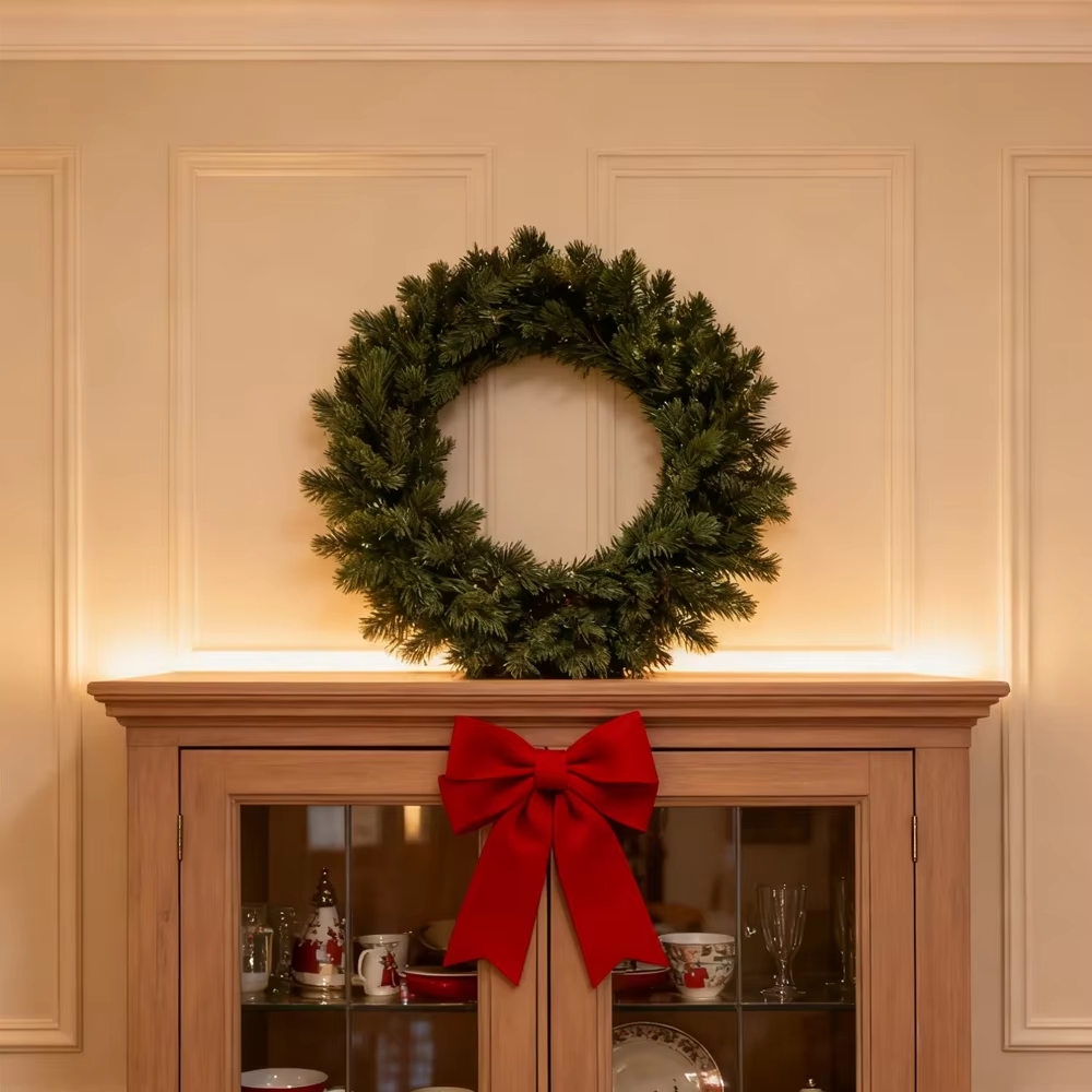Christmas Wreath Fake - Guirlande artificielle en pin pour décoration