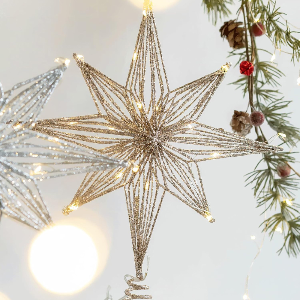 Décoration d'arbre de noël éto - Star Tree Topper avis et prix