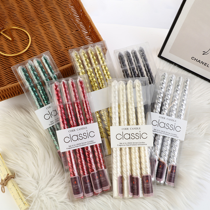 Bougies de chandelier filetées - Holiday Candle Set avis et prix