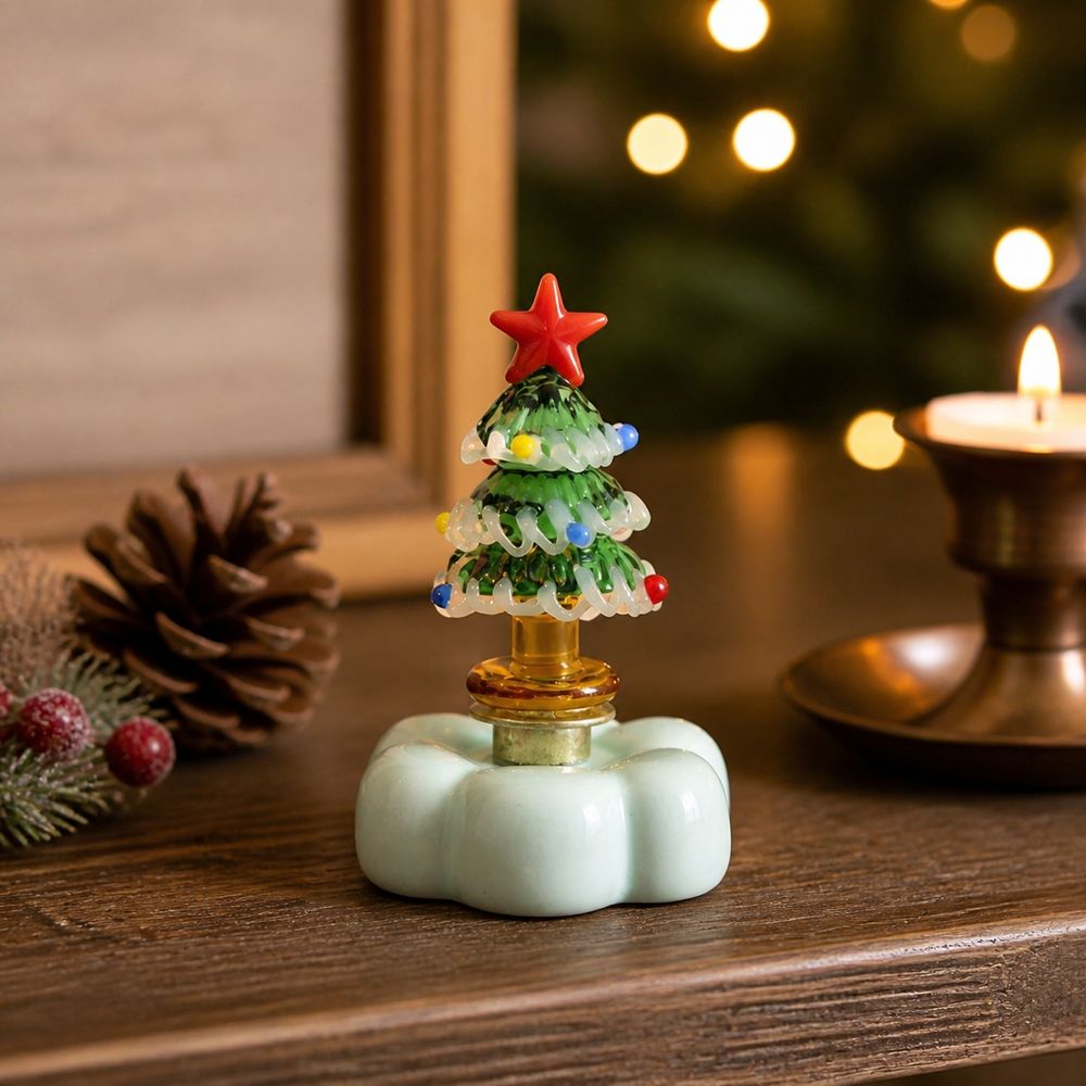 Figurine d'arbre de Noël en ve - Star Tree Topper avis et prix