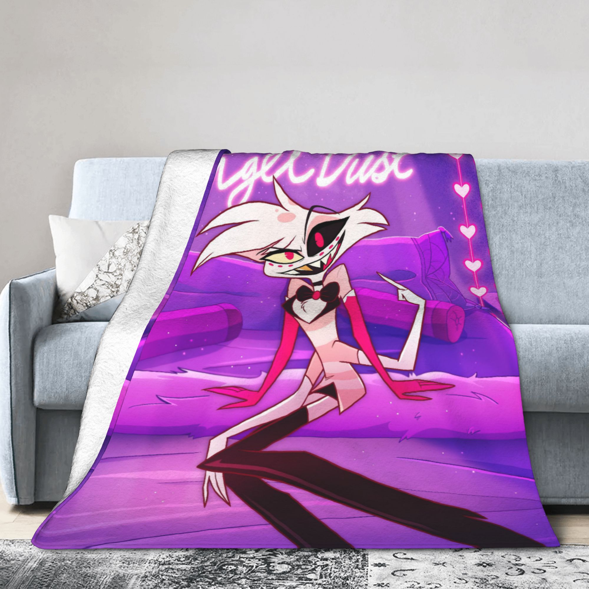 Dessin animé Hazbins hôtels an - Christmas Throw Blanket avis et prix