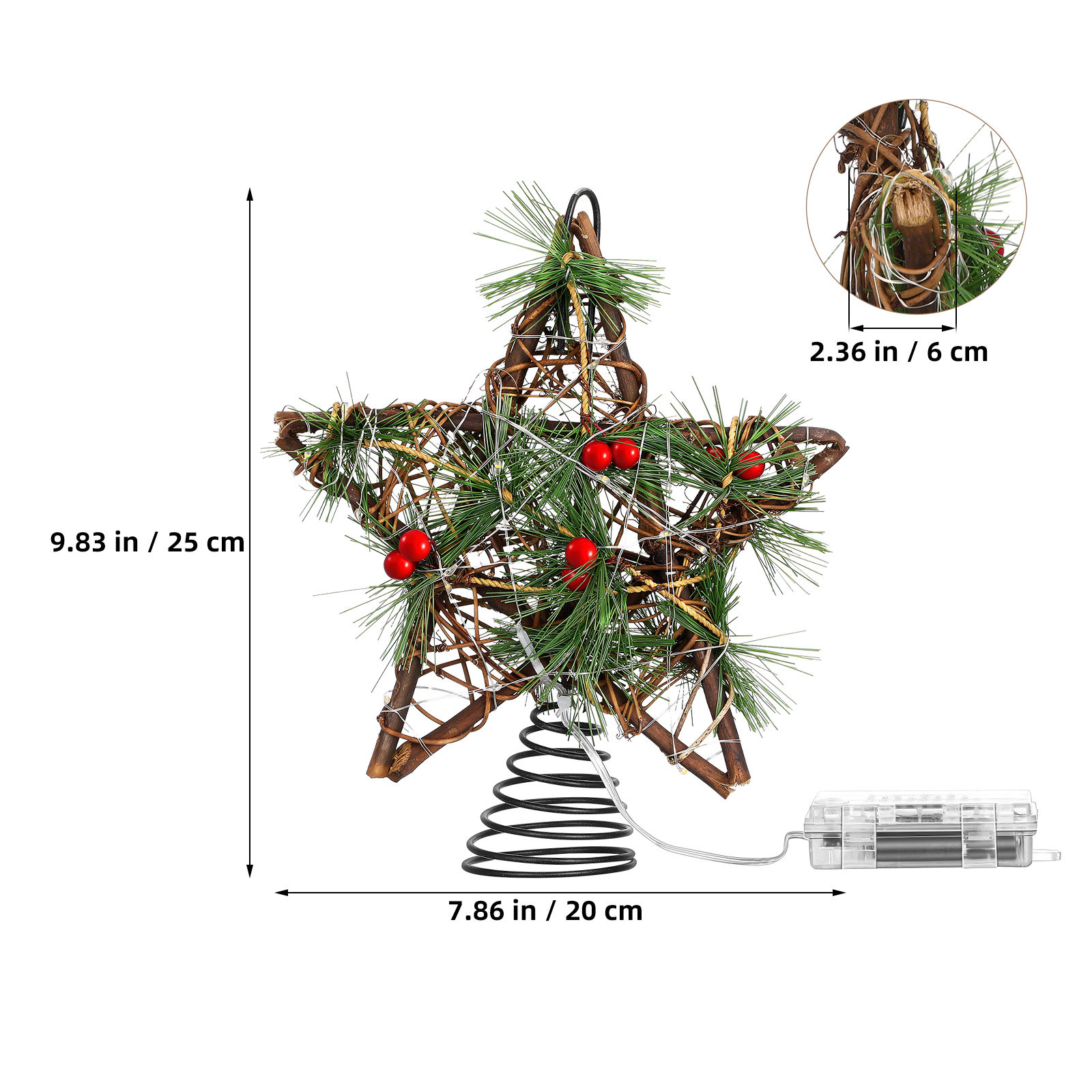 Décoration de sapin de Noël en - Star Tree Topper avis et prix