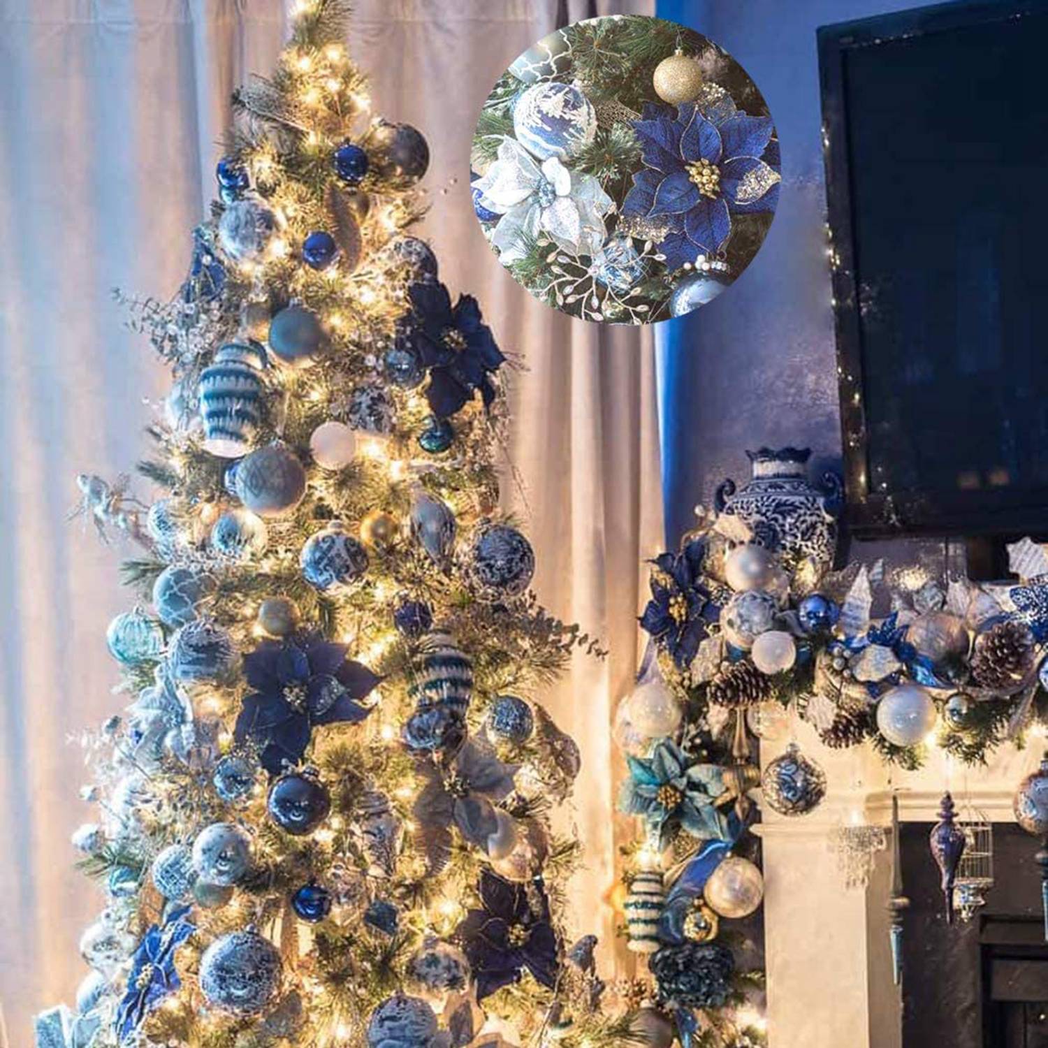 Ornement de sapin de Noël à pa - Christmas Wreath Fake avis et prix
