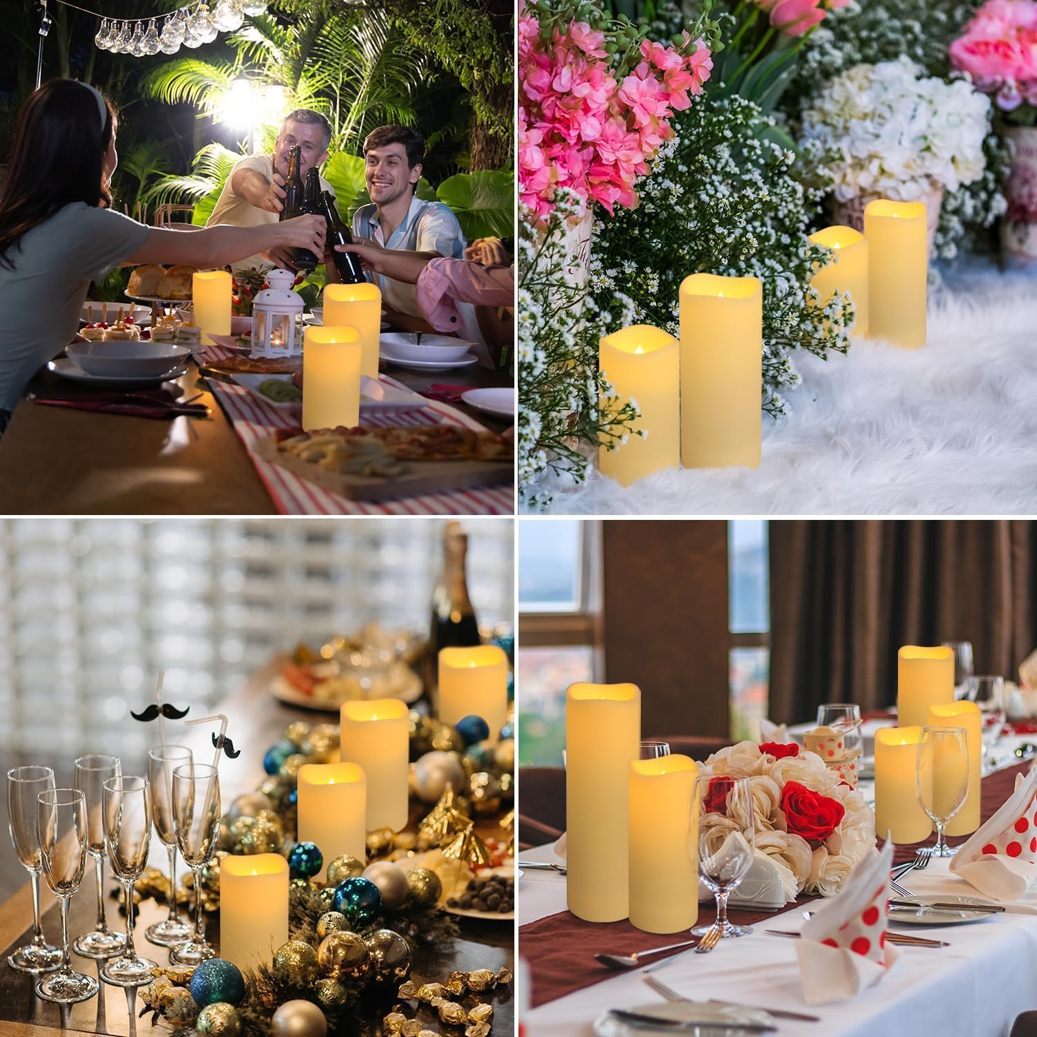 Ensemble de 96 bougies LED imp - Holiday Candle Set avis et prix