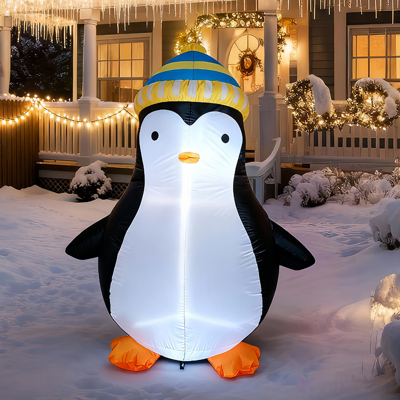 Modèle gonflable de pingouin d - Christmas Lights Outdoor avis et prix
