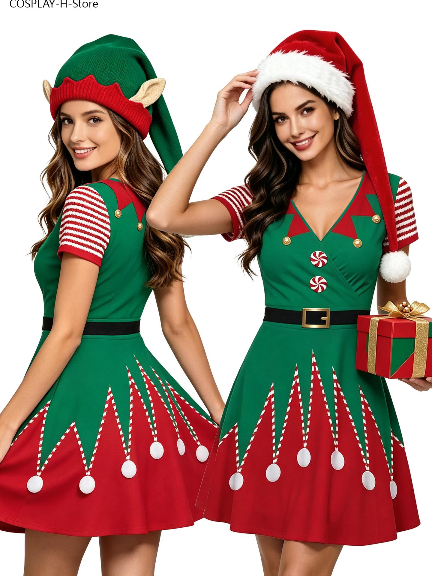Robe de Noël pour femme, robe  - Elf Costume Christmas avis et prix