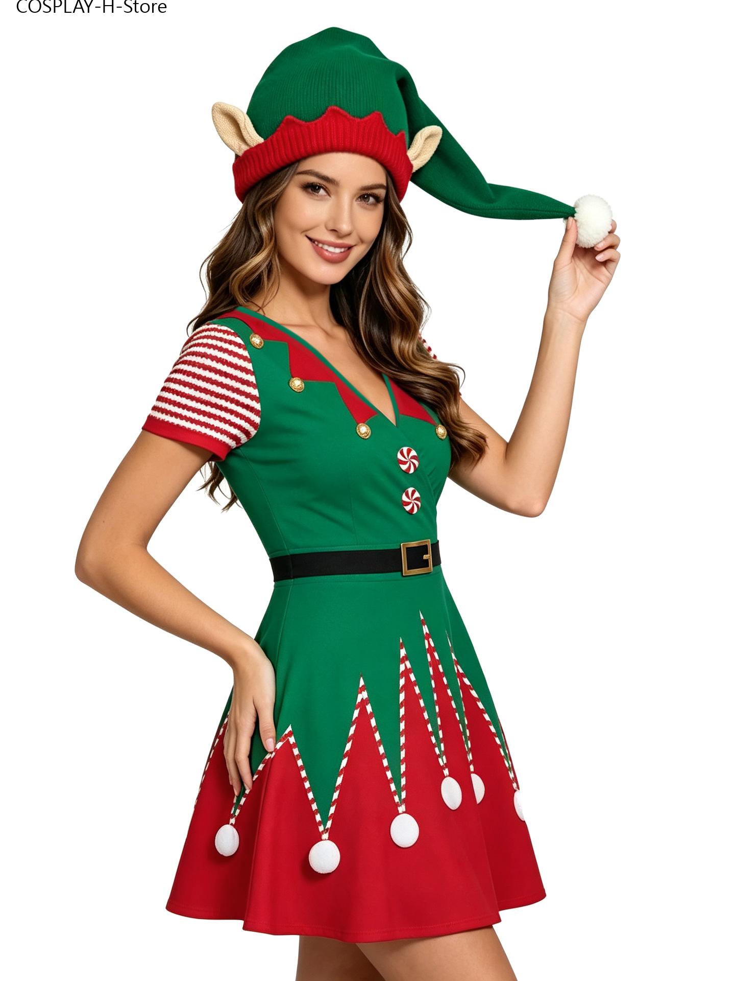 Robe de Noël pour femme, robe  - Elf Costume Christmas avis et prix